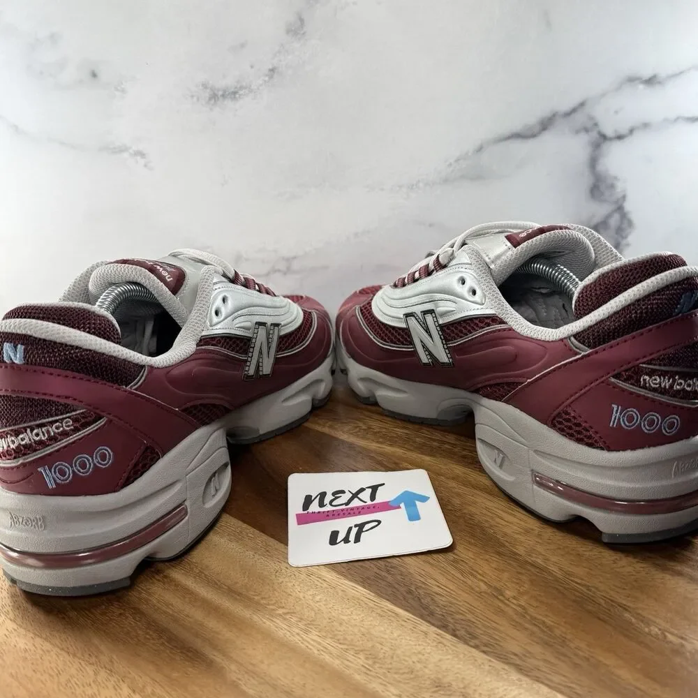 Men’s Size 11-New Balance 1000 ‘Monarch Burgundy’ Street Sneakers M1000Q nby